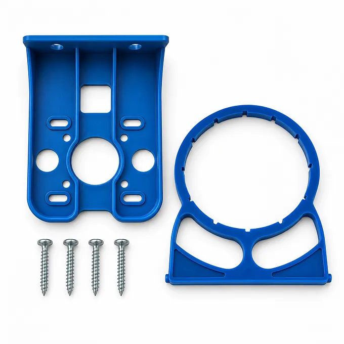 Kit de pose porte-filtre 2 parties : équerre et clé